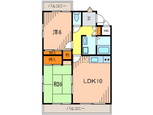 アメニティマンションⅢの物件間取画像